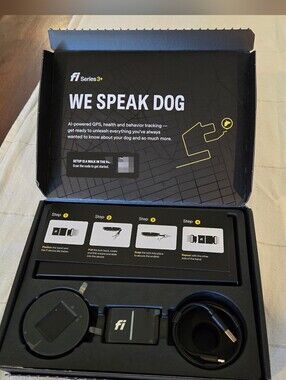 NIB Fi Series 3+ Smart Dog Collar Kit in Blue Size XS